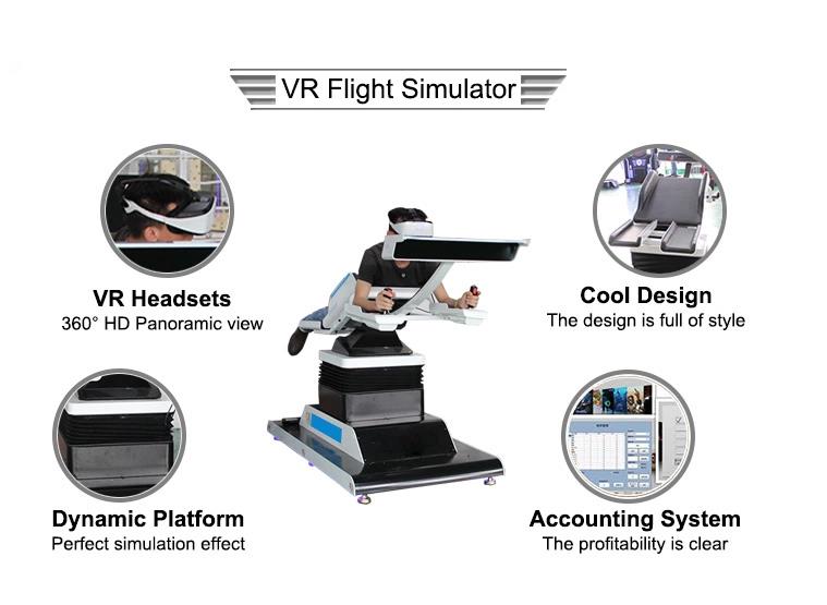 High Return Simuladores De Realidad Virtual Fly Motion flight simulator 9d Vr 360 Flight Simulator For Sale