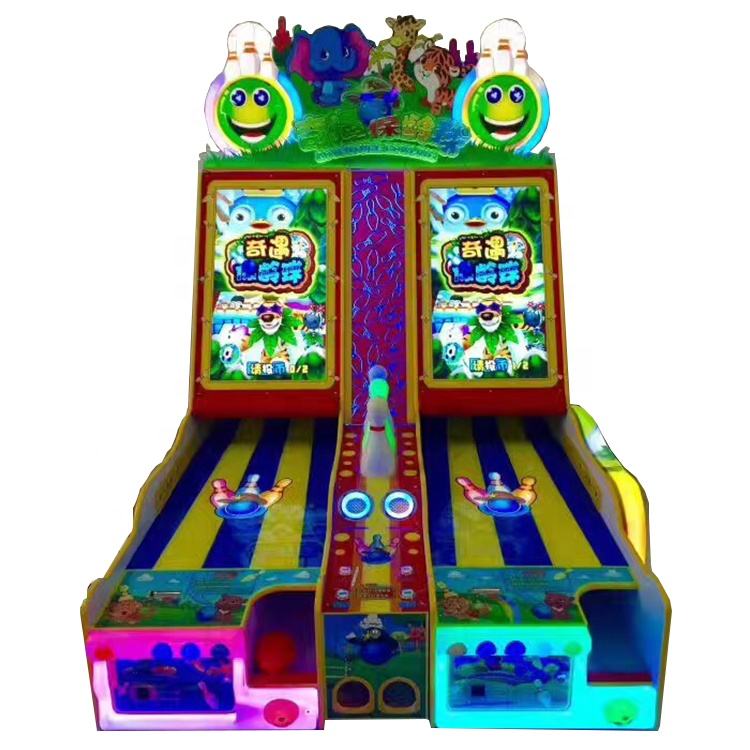 2 Players Adventure Bowling Redemption Chinese Video Games Machine Sport Arcade Game Bowling