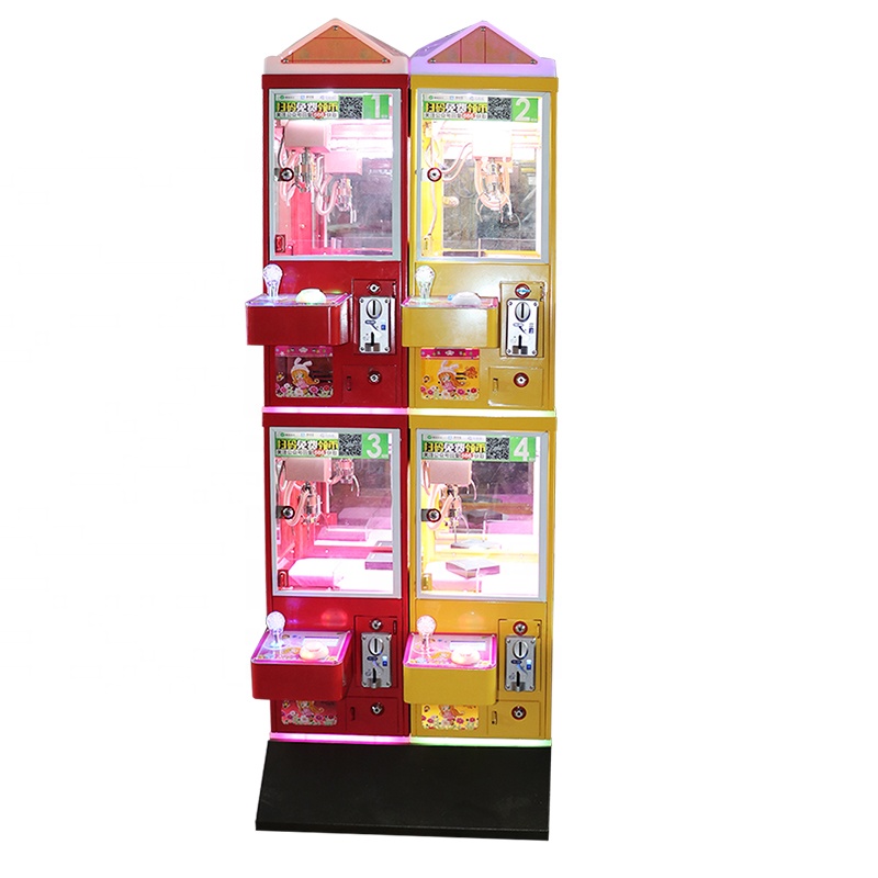 Coin Operated Games Double Players Mini Plush Toy Arcade Claw Redemption Prizes Game Machine