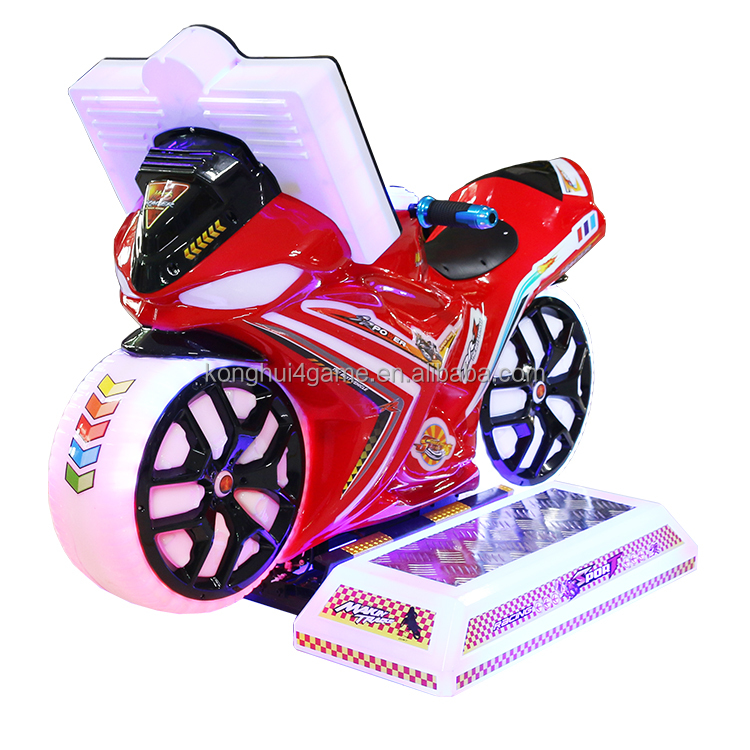 عالية الجودة تعمل بقطع النقود المعدنية Gp Simulator Arcade Games Kit Cycle Motor Racing Game Machine