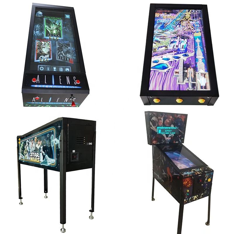 ألعاب تعمل بقطع النقود المعدنية 2 screen 32" 43" 49" virtual pinball machine virtual pinball machine pinball