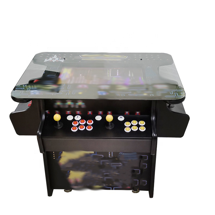 3 Estación de té y cócteles comerciales laterales 21.5 Monitor en pulgadas 3000 Juegos en 1 Juegos arcade de lucha multijugador