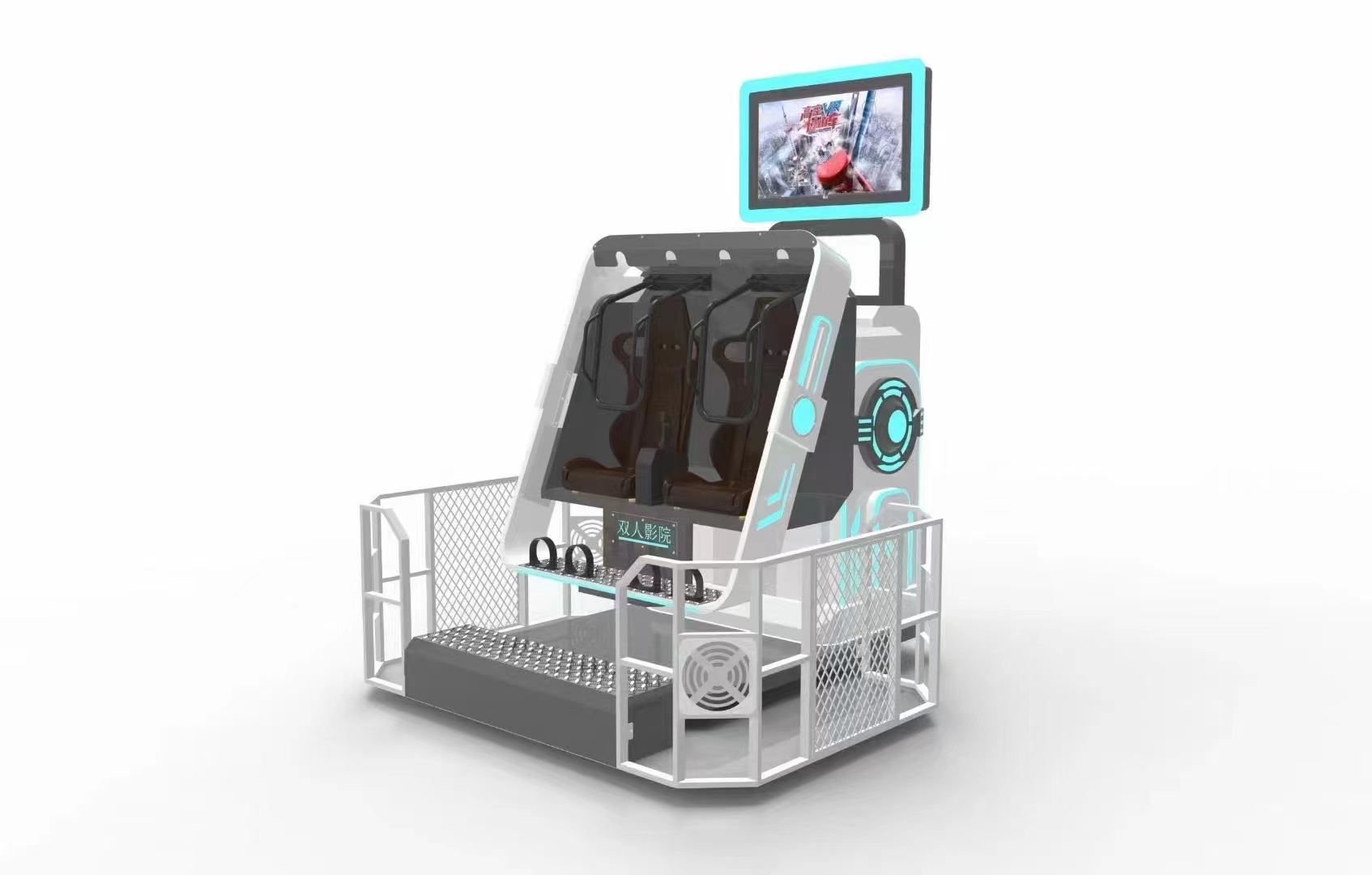 الأكثر إثارة سعر المصنع الواقع الافتراضي 360 VR محاكي 2 سينما مقاعد 360 9كرسي D VR لمركز التسوق