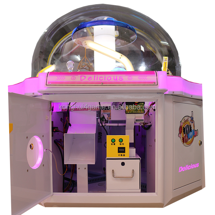 2022 Máquina de juego de monedas con premios de garra expendedora de dulces Kiddie Dig que funciona con monedas