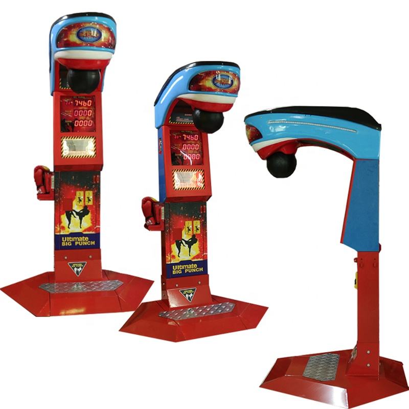 Máquina de juego de salón recreativo de boxeo con máquina de canje de premios que funciona con monedas, Máquina de boxeo Punch Game Arcade a la venta