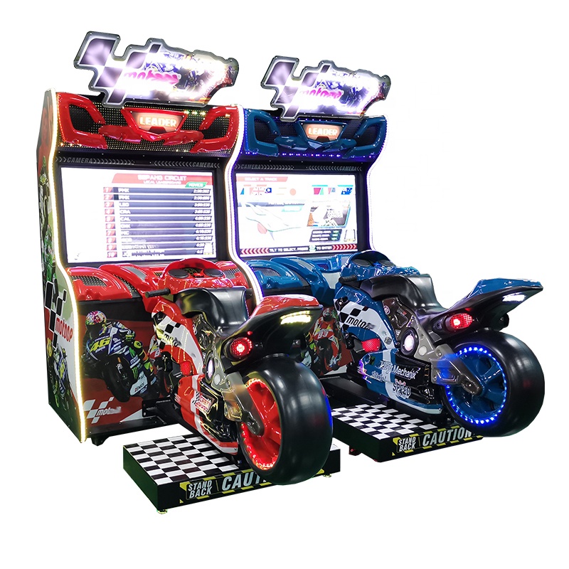 لعبة سباق السيارات التي تعمل بالعملة المعدنية Gp Moto Racing لعبة محاكاة سباقات السيارات الإلكترونية للبيع