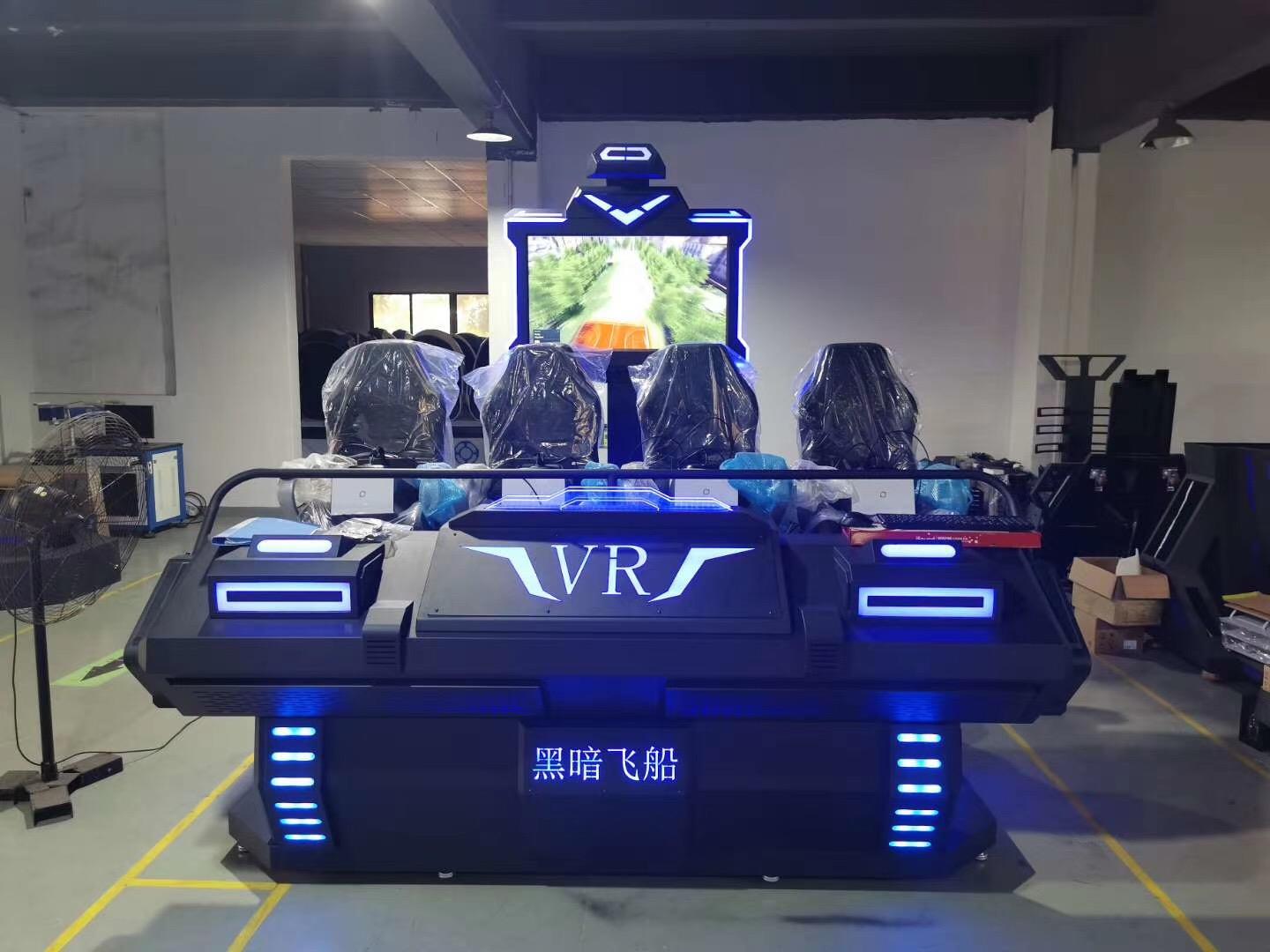 VR Theme Park 4P VR Spaceship Multiplayer VR Simulator Virtual Reality Equipment for Family Center