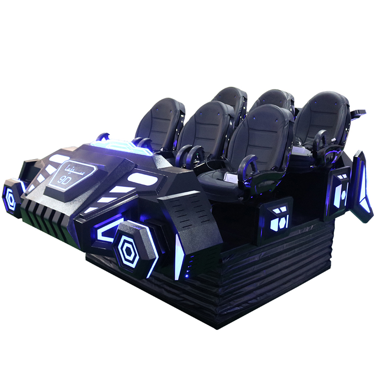 Virtual Reality Game Machine Cinema VR Roller Coaster Family Simulator 6 seats VR Game